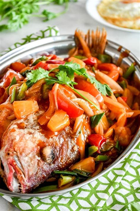 sweet and sour fish|Chinese Sweet and Sour Fish Fillet Stir.